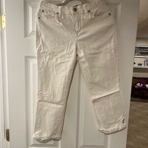 NWT Women’s Talbots Slim Ankle Pants in Cream